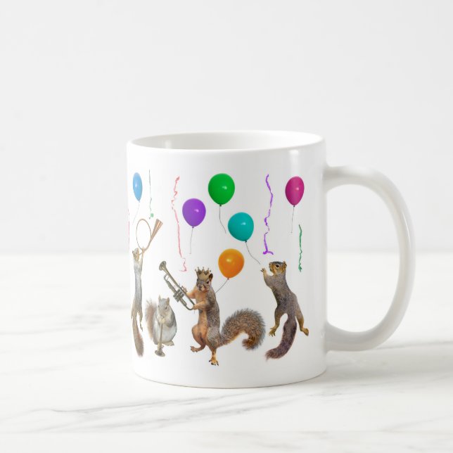 Squirrels Music Party Mug (Right)