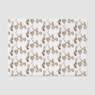 Squirrels Musicians Tissue Paper