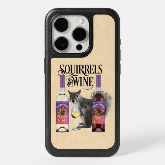 Squirrels & Wine - Funny Squirrel Lover and Wine D iPhone 15 Pro Case