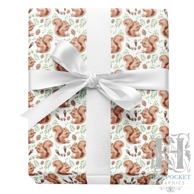 Squirrels Wrapping Paper (Creator Uploaded)