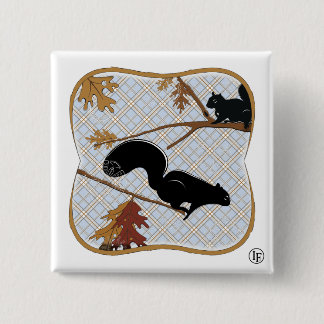 Squirrely Business Pinback Button