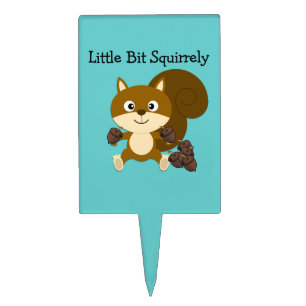 Squirrely Cake Topper