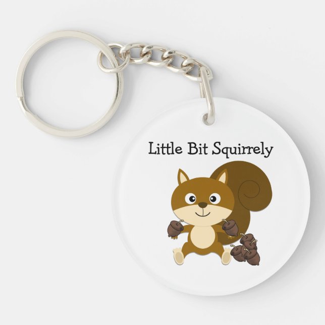 Squirrely Keychain (Front)