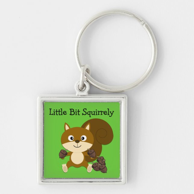 Squirrely Keychain (Front)
