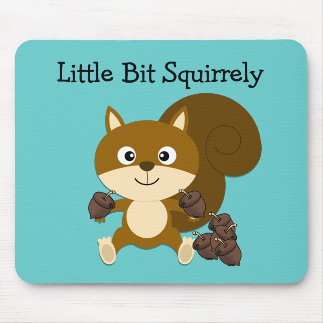 Squirrely Mouse Pad (Front)