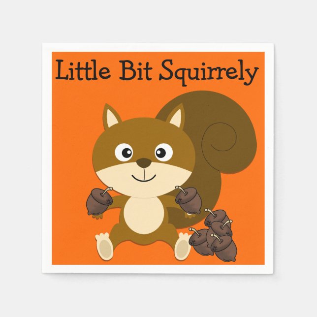 Squirrely Napkins (Front)