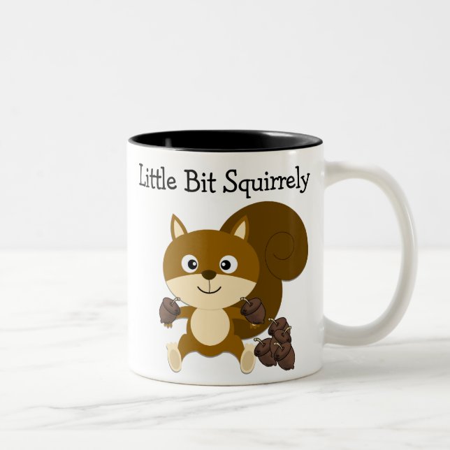 Squirrely Two-Tone Coffee Mug (Right)