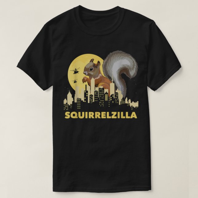 Squirrelzilla - Squirrel Whisperer Squirrel Lover  T-Shirt (Design Front)
