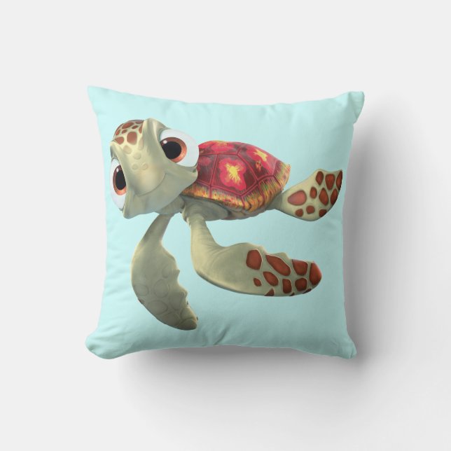 Squirt 3 throw pillow (Front)