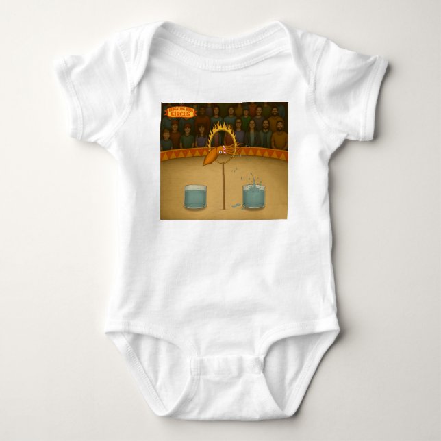 Squirty squid baby bodysuit (Front)