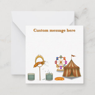 Squirty squid note card