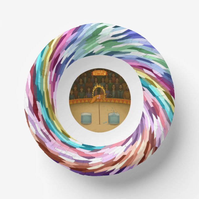 Squirty squid paper bowls (Front)