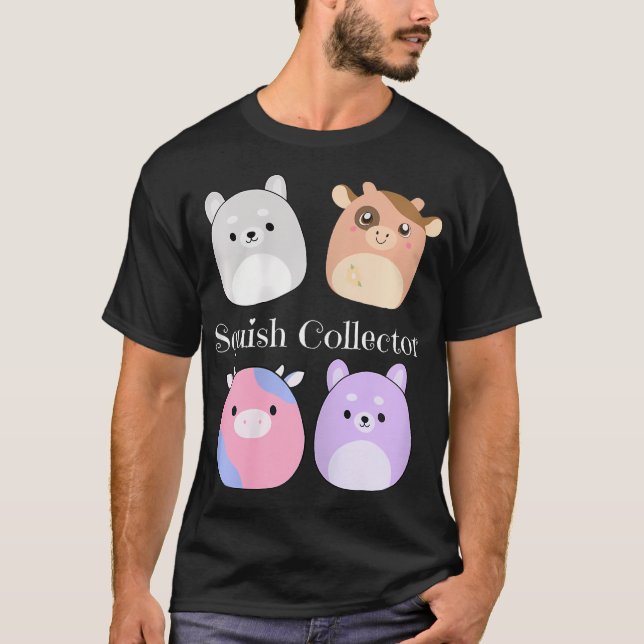  Squish Collector Stuffed Animal Plush Mallows Sof T-Shirt (Front)