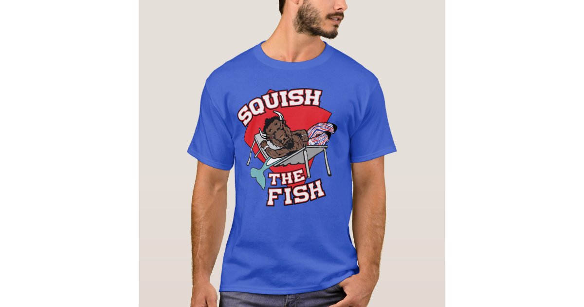 Squish the Fish T-Shirt | Zazzle