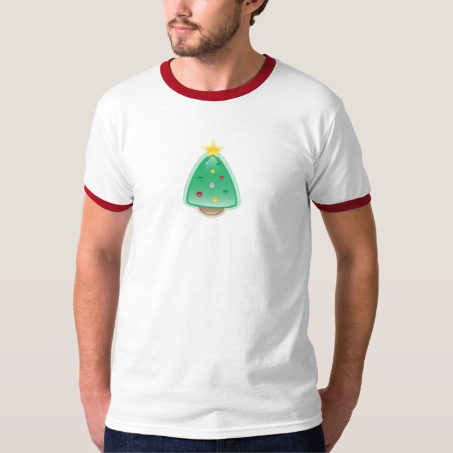 Squishies Christmas Squee Tree Mens Shirt (Front)