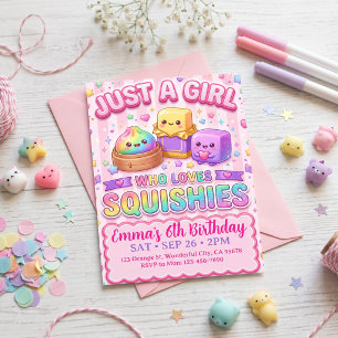 Squishy Birthday Invitation