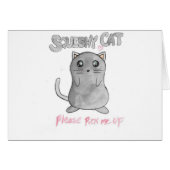 Squishy Cat- Please pick me up Cards (Front Horizontal)