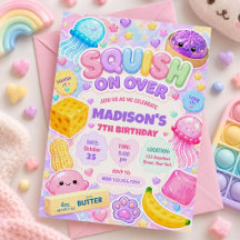 Squishy Girl Cute Kawaii Colorful Birthday Party