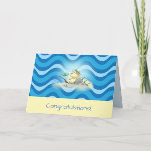 Squishy Littlekins Fishing Congratulations Card