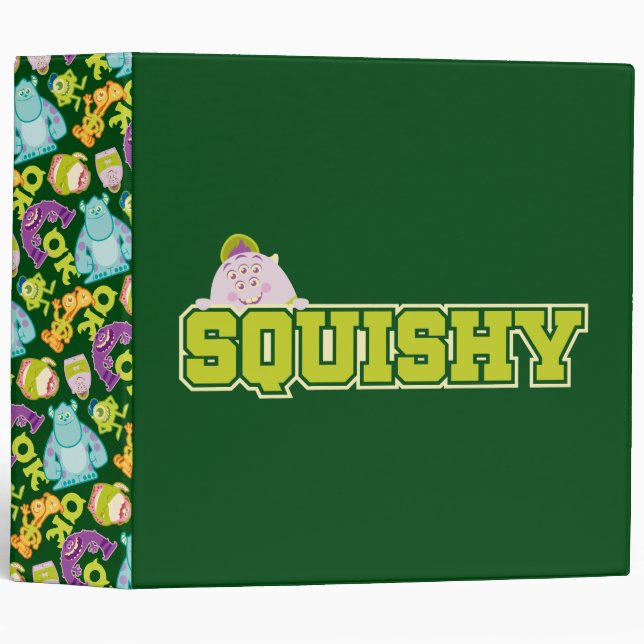 Squishy Name 3 Ring Binder (Front/Spine)