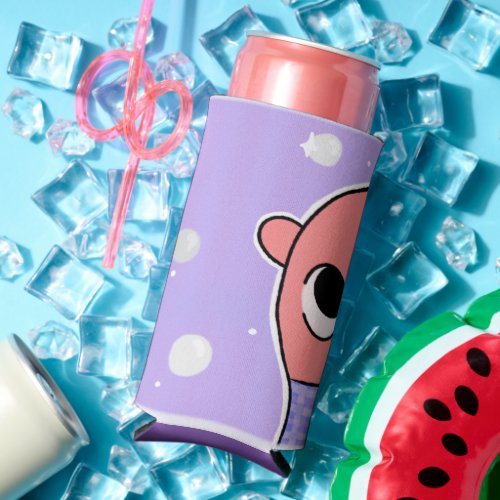 Squishy Postcard Seltzer Can Cooler