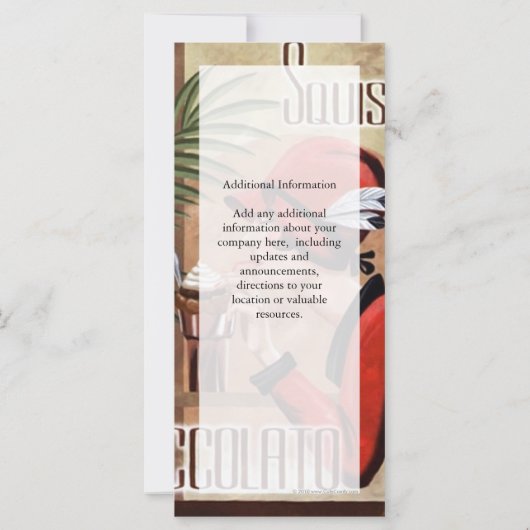 Squisito Cioccolato Italian Chocolate Woman in Red (Back)