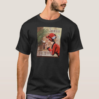 Squisito Cioccolato Italian Chocolate Woman in Red T-Shirt