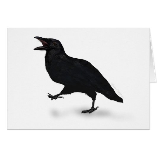 Sqwarking Crow Cards (Front Horizontal)