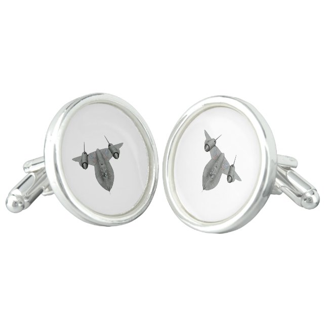 SR71 Blackbird Cufflinks (Angled)
