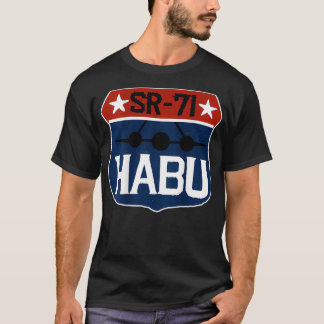 SR71 Blackbird Distressed HABU  T-Shirt