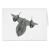 SR71 Blackbird Illustration Note (Front Horizontal)