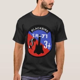 SR-71 Blackbird +3 badge T-Shirt