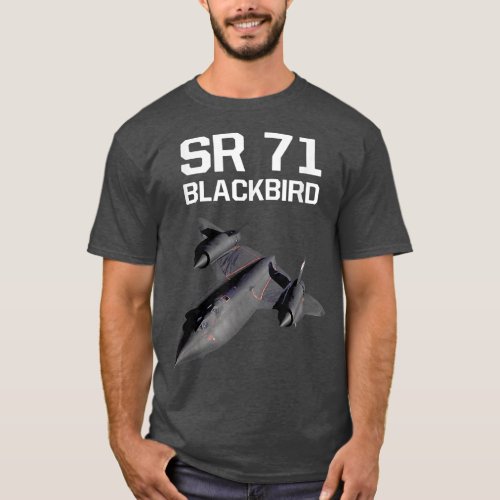 SR 71 Blackbird Airplane Jet Shirt 