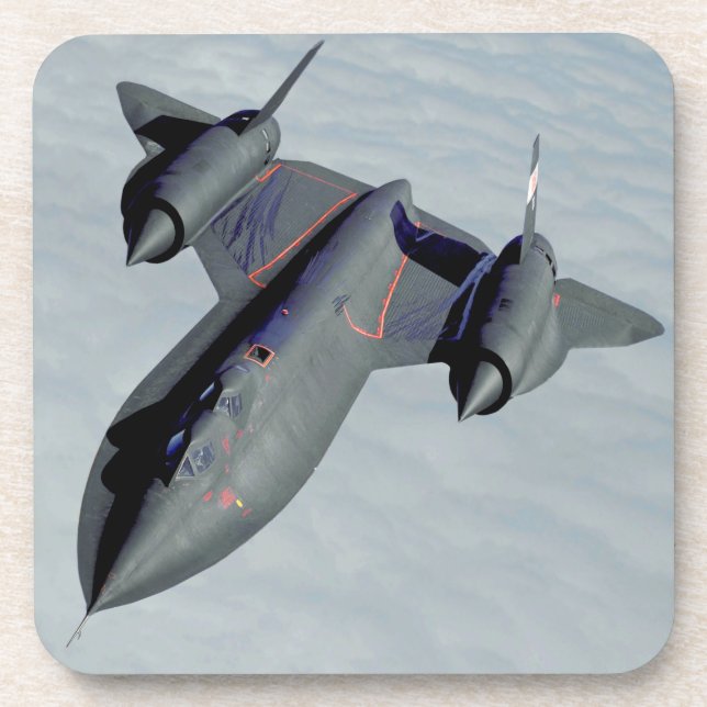 SR-71 BLACKBIRD BEVERAGE COASTER (Front)