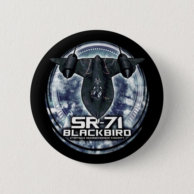 SR-71 Blackbird Button (Front)