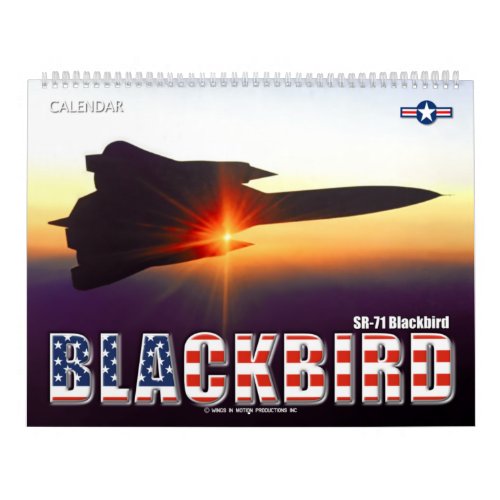 SR_71 BLACKBIRD CALENDAR