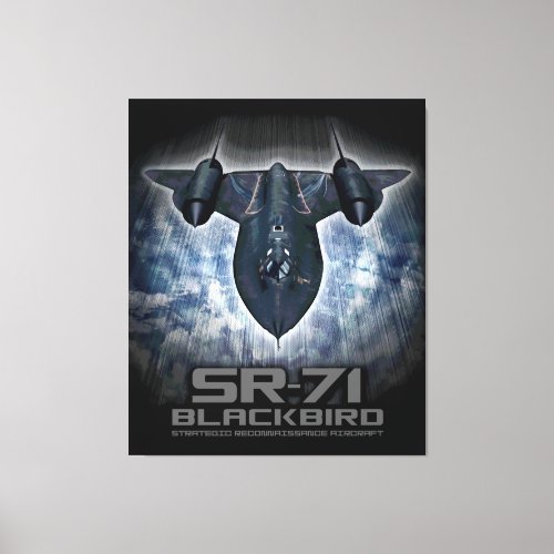 SR_71 Blackbird Canvas Print