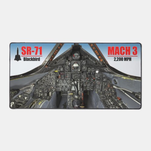 SR_71 BLACKBIRD COCKPIT DESK MAT