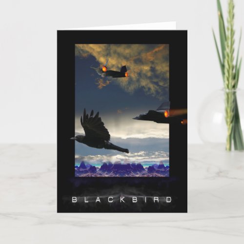 SR_71 Blackbird HIGH RANGERS Holiday Card
