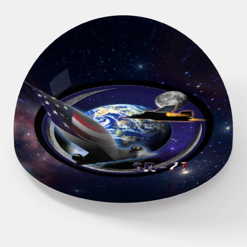 SR_71 Blackbird HIGH RANGERS Paperweight