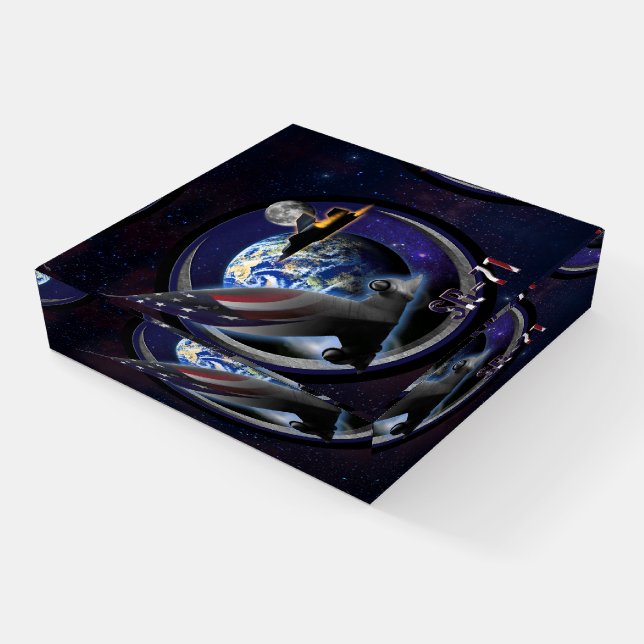 SR-71 Blackbird HIGH RANGERS Paperweight (Angled)
