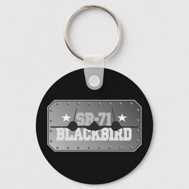SR-71 Blackbird Keychain (Front)