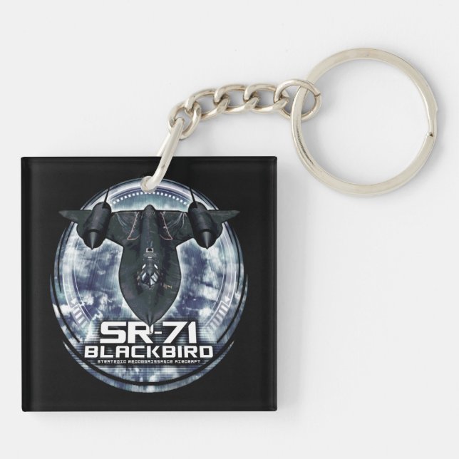 SR-71 Blackbird Keychain (Back)
