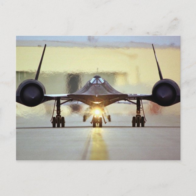 SR 71 Blackbird Postcard (Front)