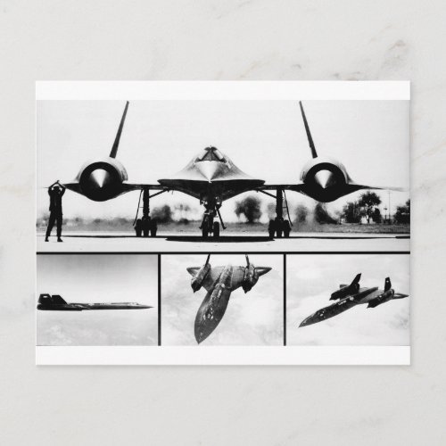 SR_71 BLACKBIRD POSTCARD