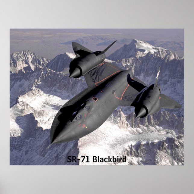 SR-71 Blackbird Poster (Front)