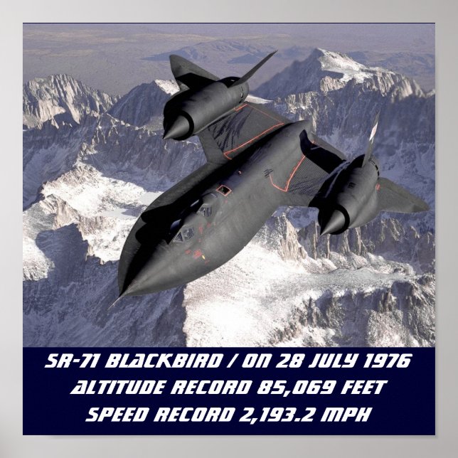 SR-71 Blackbird POSTER (Front)