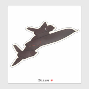 SR-71 Blackbird, Spy Plane Aircraft Sticker