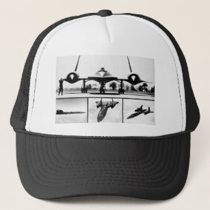 SR-71 BLACKBIRD TRUCKER HAT