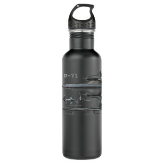 SR-71 Military Aircraf Stainless Steel Water Bottle